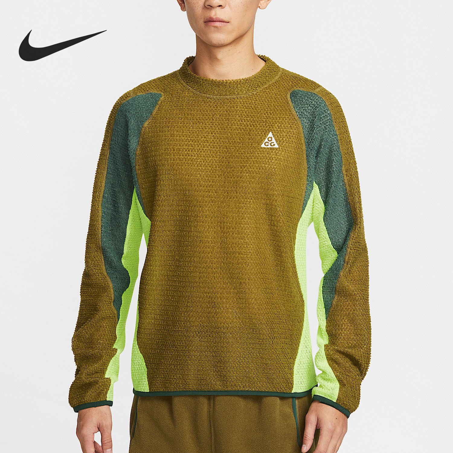 Nike/耐克官方正品ACG Wolf Lichen男士加绒复古卫衣IH1446-368