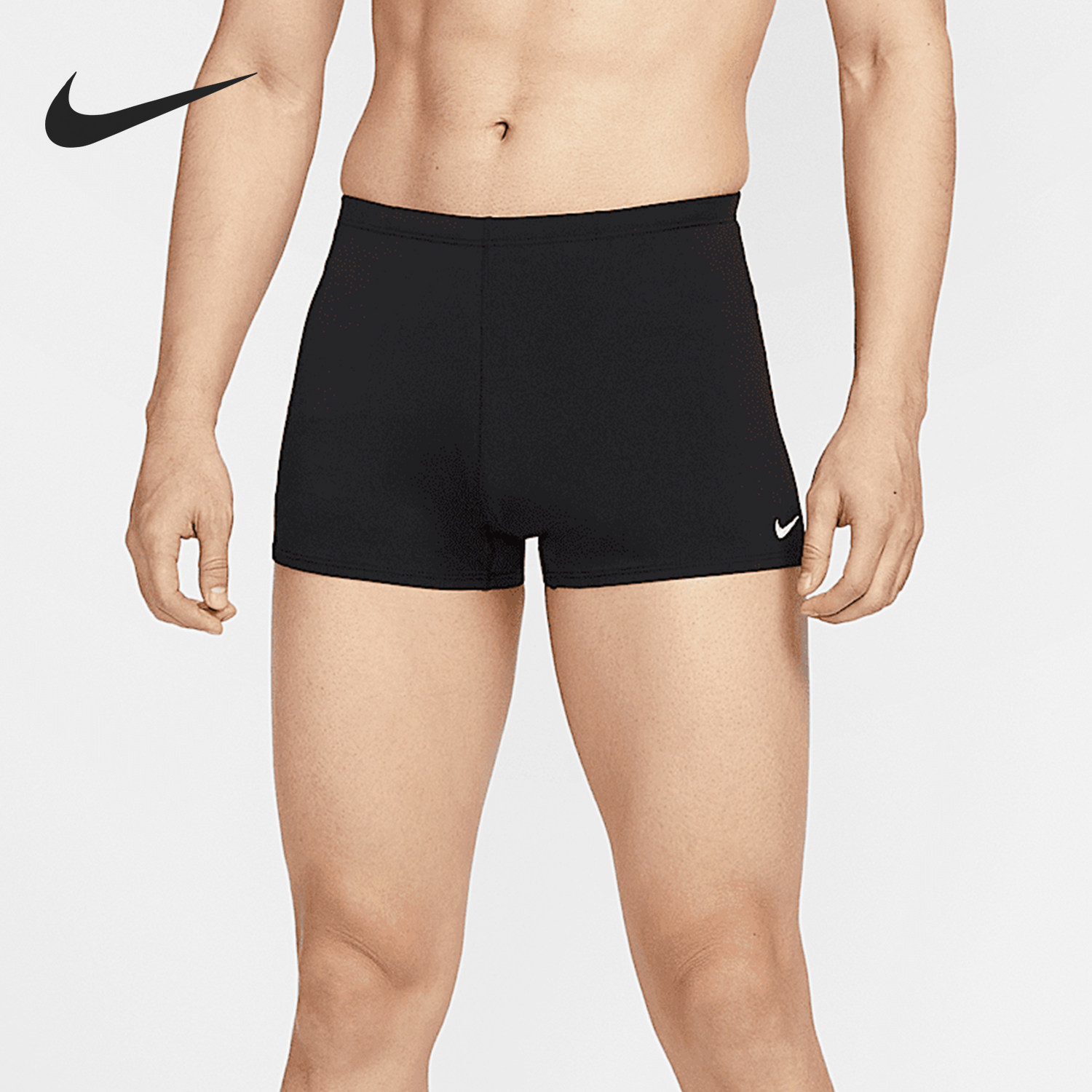 Nike/耐克官方正品2025 男士修身透气运动休闲平角泳裤CZ7590-010
