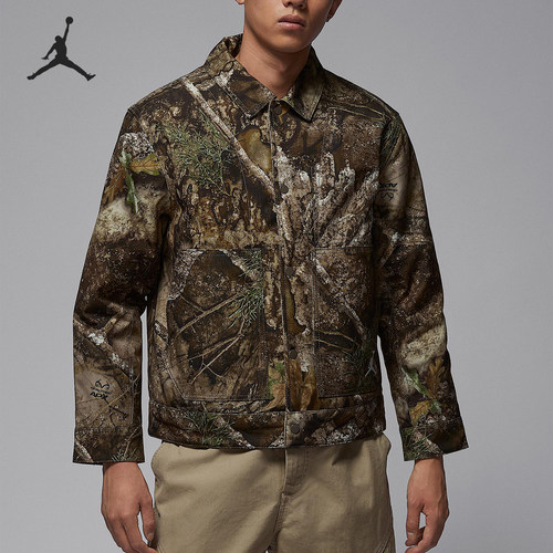 Nike/耐克官方正品Jordan男士翻领复古保暖运动棉服HV0650-222
