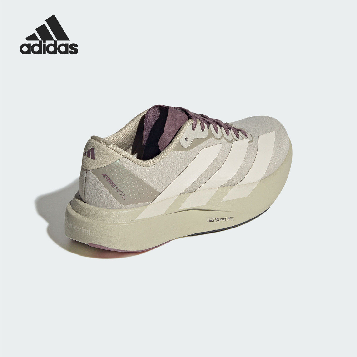 Adidas/阿迪达斯官方正品2026春季款女士低帮减震跑步鞋KJ8803