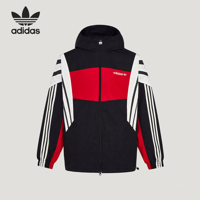 Adidas/阿迪达斯官方正品三叶草男士慵懒风运动宽松夹克KW4809