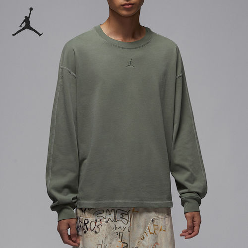 Nike/耐克官方正品Jordan Flight男士厚实复古长袖T恤IF1830-325