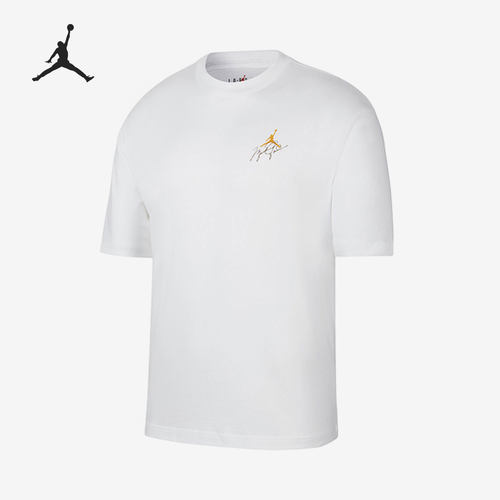 Nike/耐克官方正品Air Jordan男子运动印花透气短袖T恤DZ4055-102