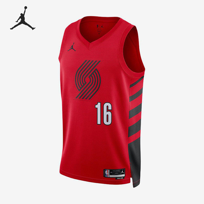 Nike/耐克官方正品JORDAN新款男女红黑色休闲篮球背心DO9541-661