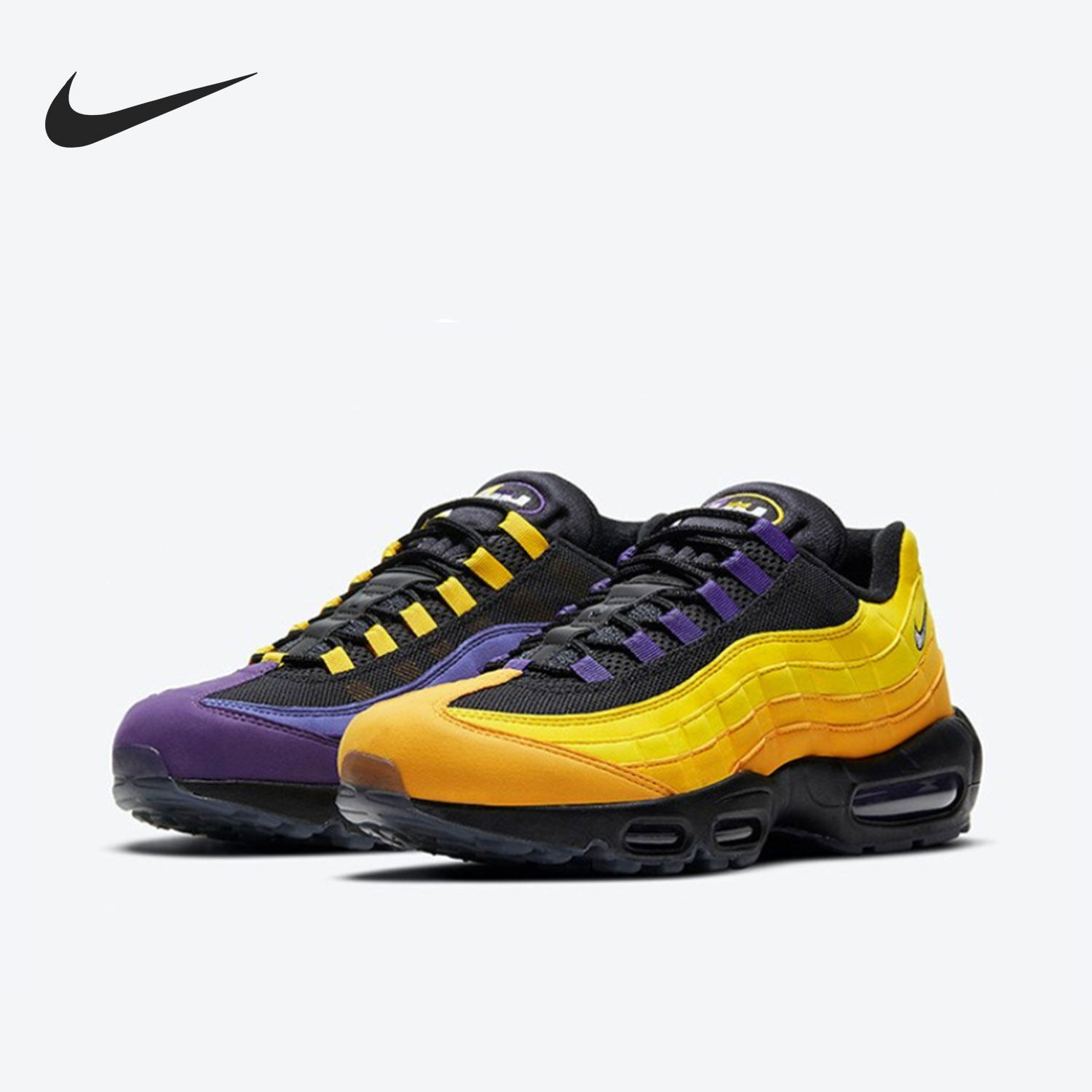 Nike/耐克官方正品Air Max 95 LBJ詹姆斯鸳鸯气垫跑鞋CZ3624-001