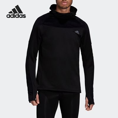 Adidas/阿迪达斯正品 WARM HOOD 男子跑步休闲运动服装 FS9802
