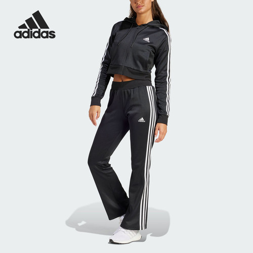 Adidas/阿迪达斯官方正品新款女士修身运动舒适休闲套装IN1836