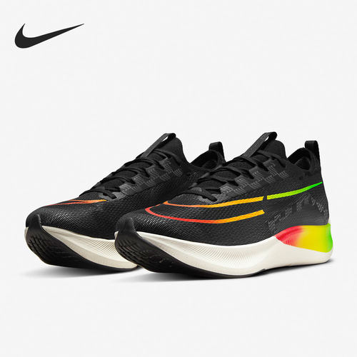 Nike/耐克官方正品ZOOM FLY 4男子运动缓震轻便跑步鞋DQ4993-010