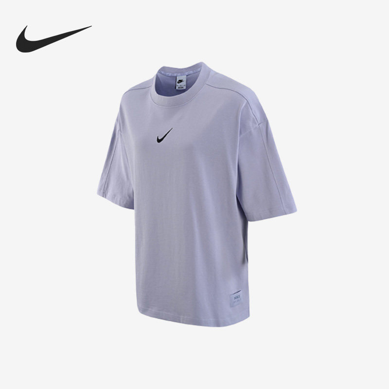 Nike/耐克官方正品当季宽松女子运动休闲圆领T恤DV8023-536图片