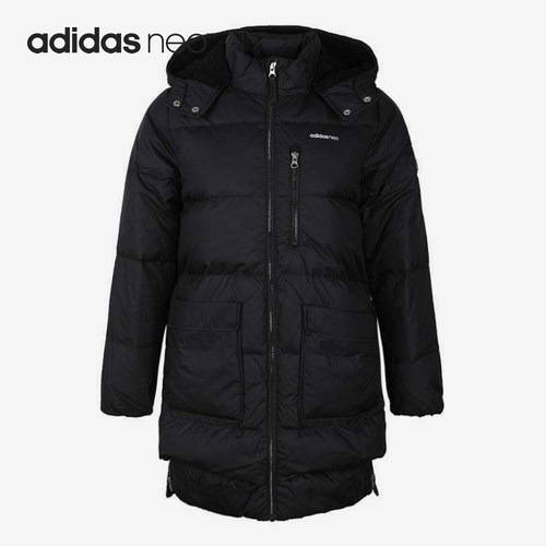 Adidas/阿迪达斯官方正品 新款女子保暖运动休闲连帽羽绒服EI4423