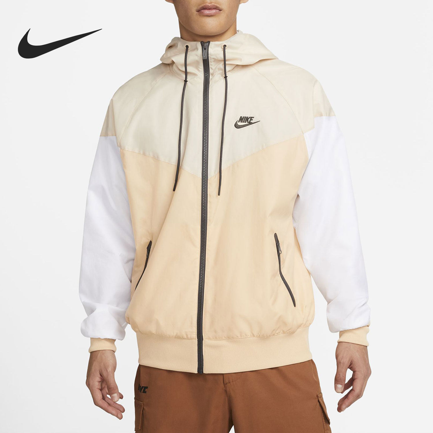 Nike/耐克官方正品新款梭织风衣男子防晒连帽运动外套DA0002-268