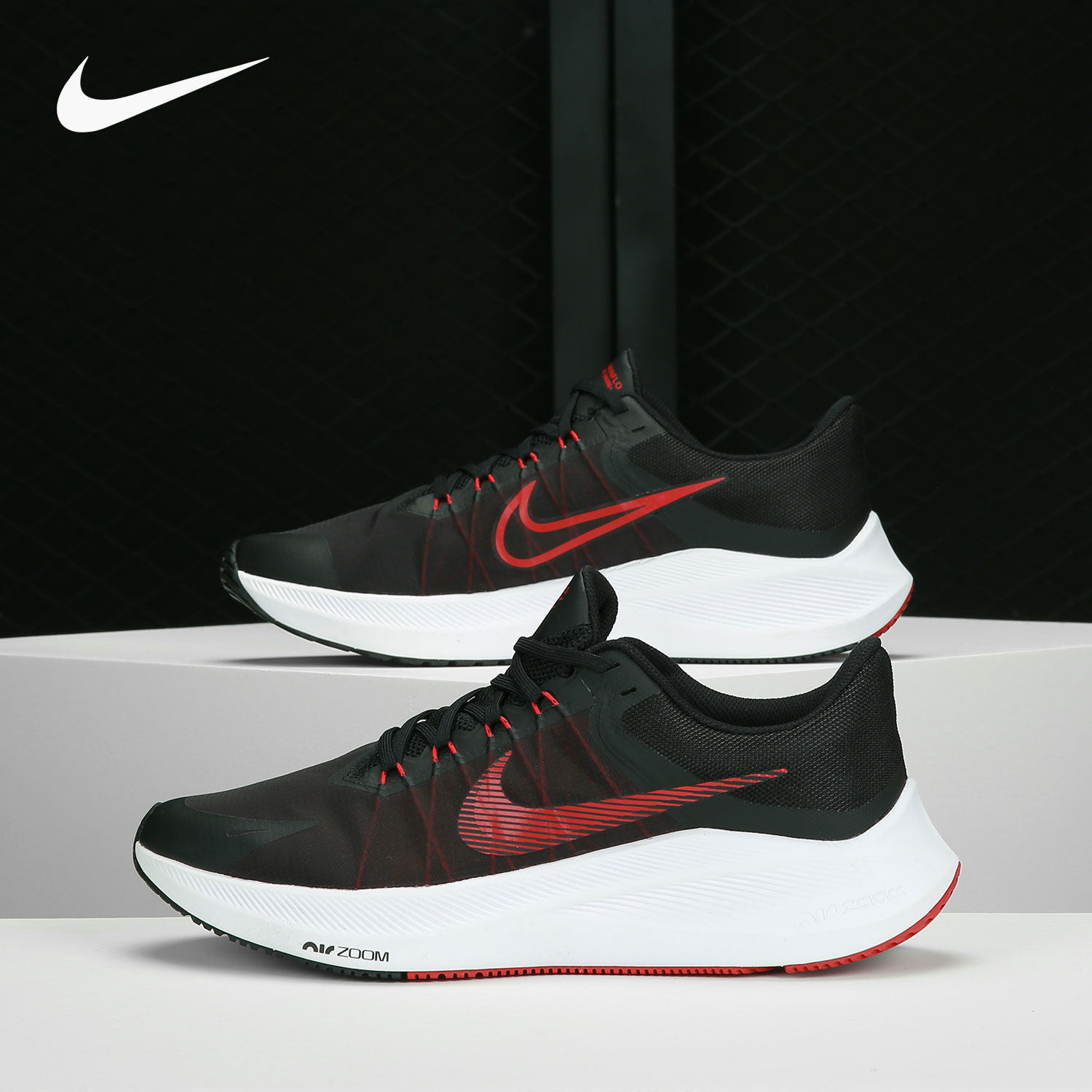 Nike/耐克官方正品Zoom Winflo 8 男女缓震运动跑步鞋 CW3419-003