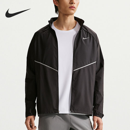 Nike/耐克官方正品夏季男士防风透气反光运动夹克外套IF2370-010