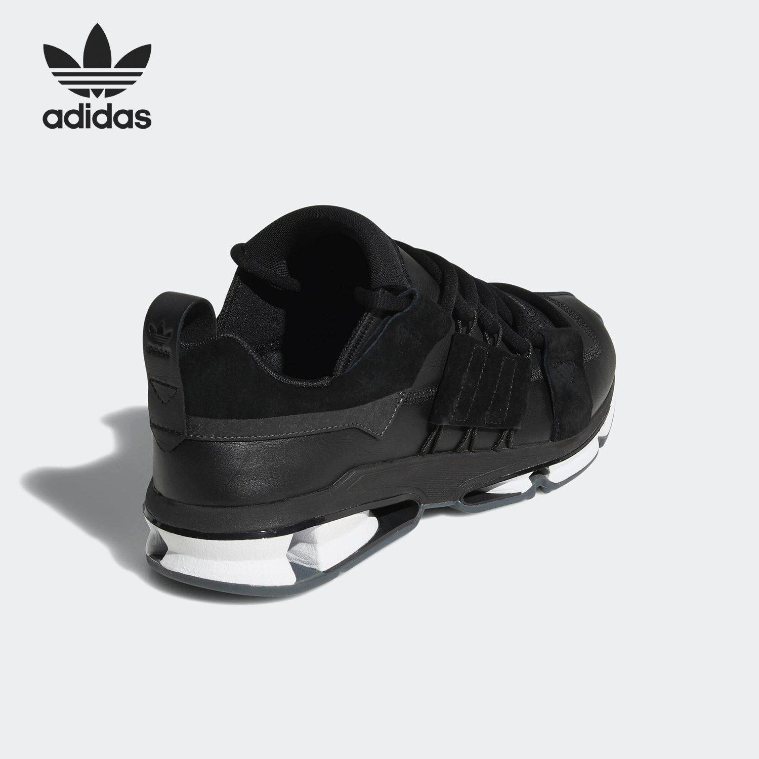 Adidas/阿迪达斯官方正品三叶草男女绑带低帮缓震运动鞋B28015