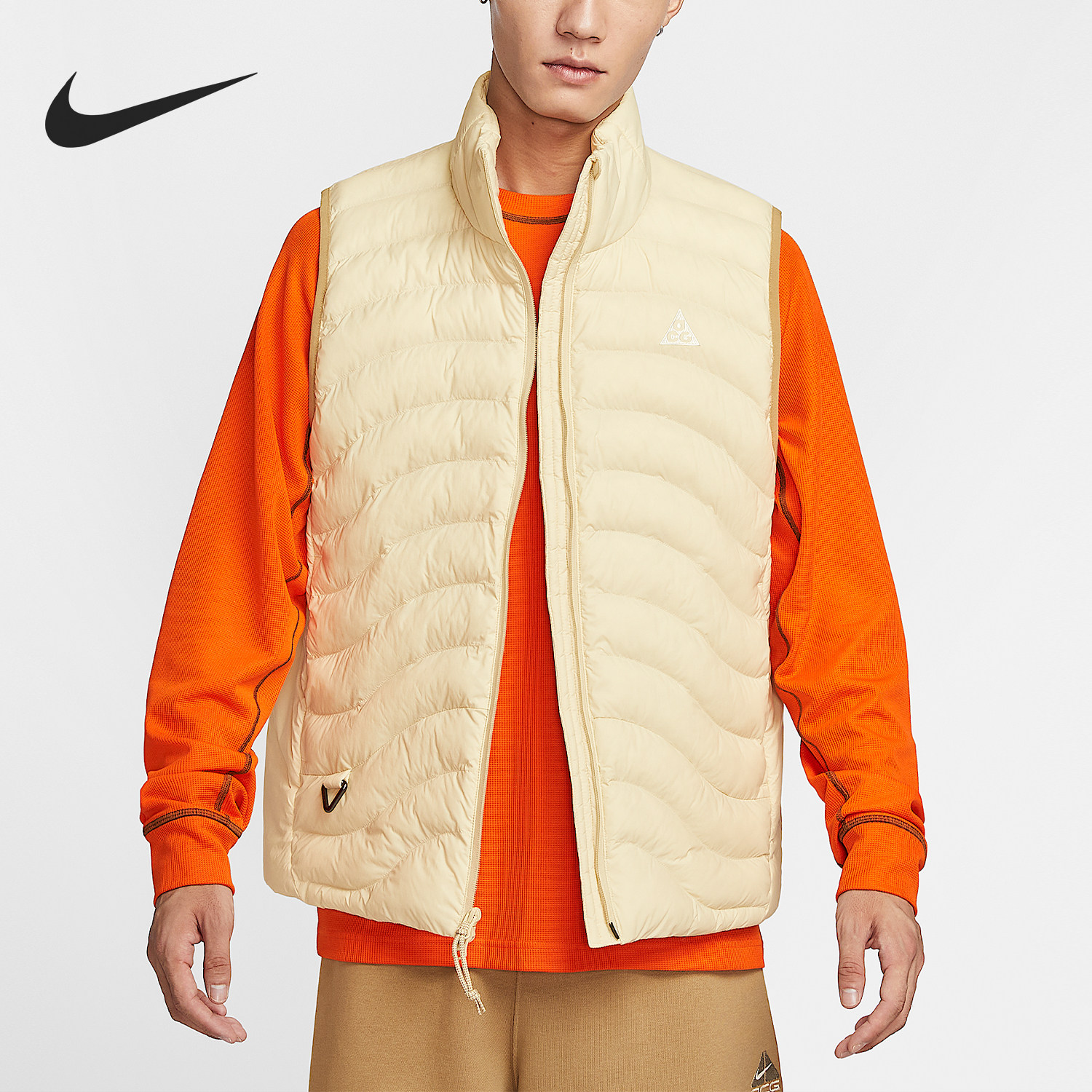Nike/耐克官方正品Therma-FIT男士立领保暖运动棉马甲HV0606-229