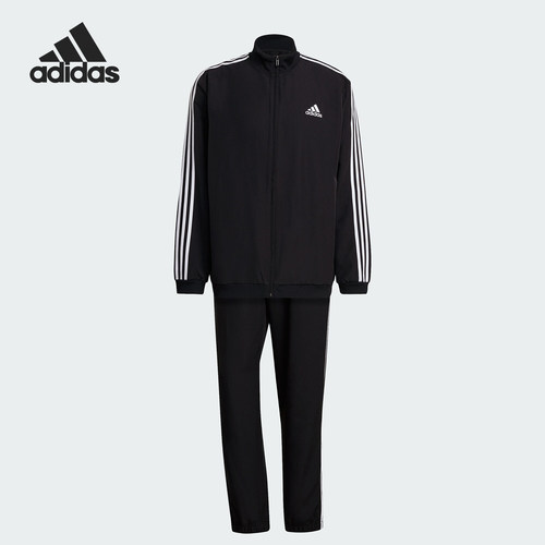 Adidas/阿迪达斯官方正品M 3S WV TT TS男士运动休闲套装GK9950