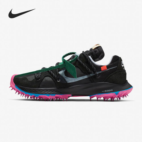 Nike/耐克正品ZOOM KIGER 5 x OW联名男女潮流舒适钉子跑鞋CD8179