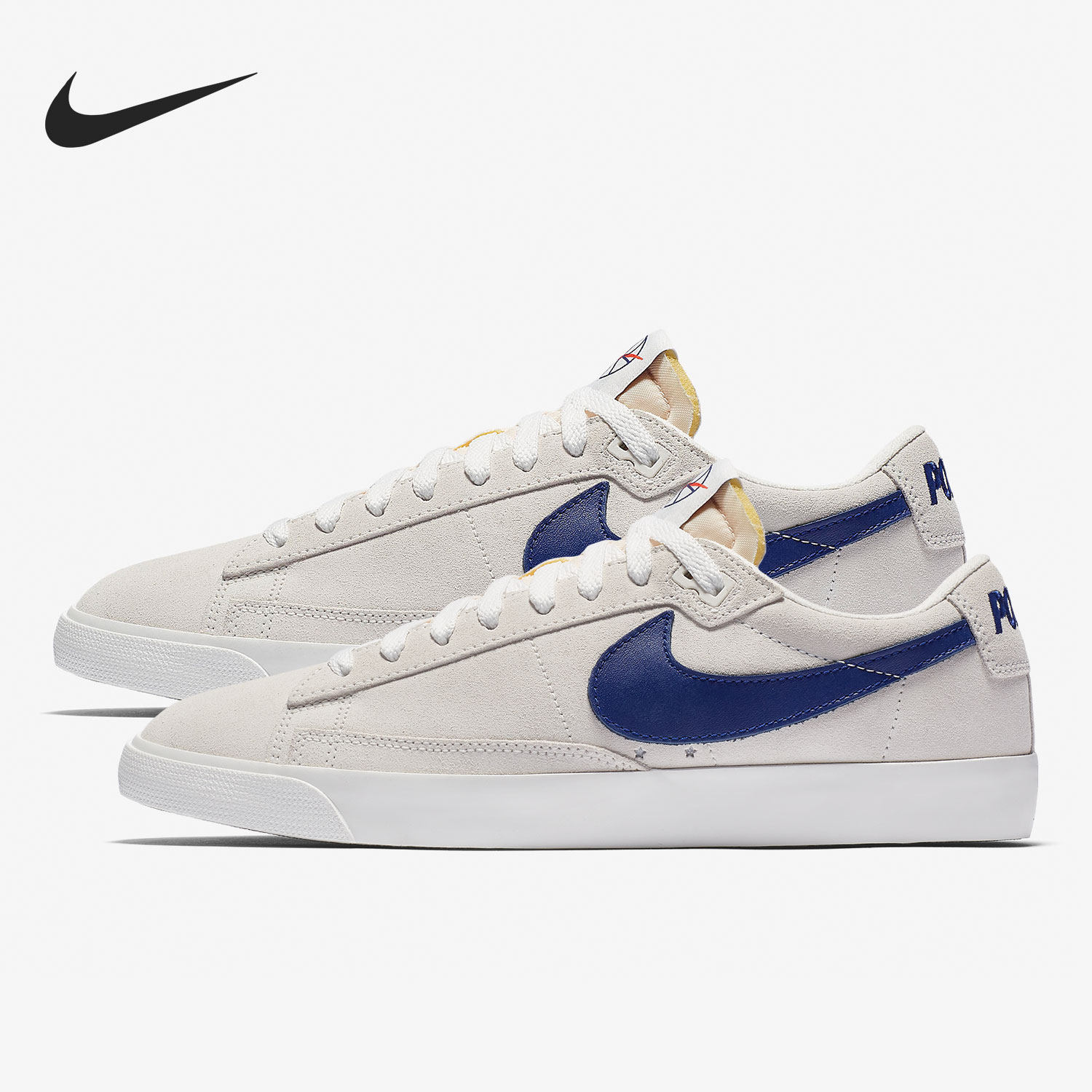 Nike/耐克官方正品 SB ZOOM BLAZER 男女运动休闲板鞋 AV3028-100 - 实物图