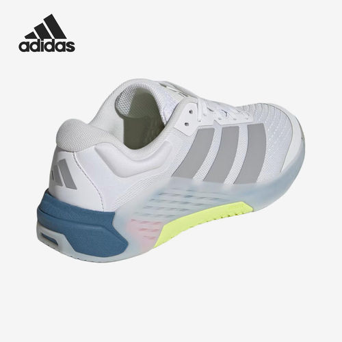 Adidas/阿迪达斯官方正品DROPSET4女白色支撑运动训练鞋JR4663