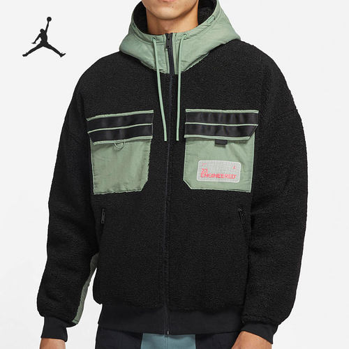 Nike/耐克官方正品 Jordan 男子舒适连帽休闲运动外套CT3555-612