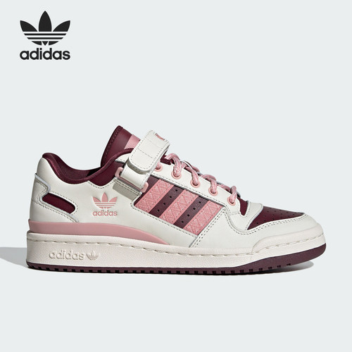 Adidas/阿迪达斯官方正品FORUM LOW W女子魔术贴运动板鞋IF3925