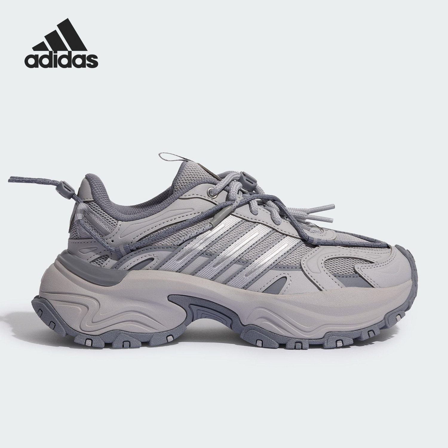 Adidas/阿迪达斯官方正品2025男女复古厚底耐磨回弹老爹鞋KJ1212