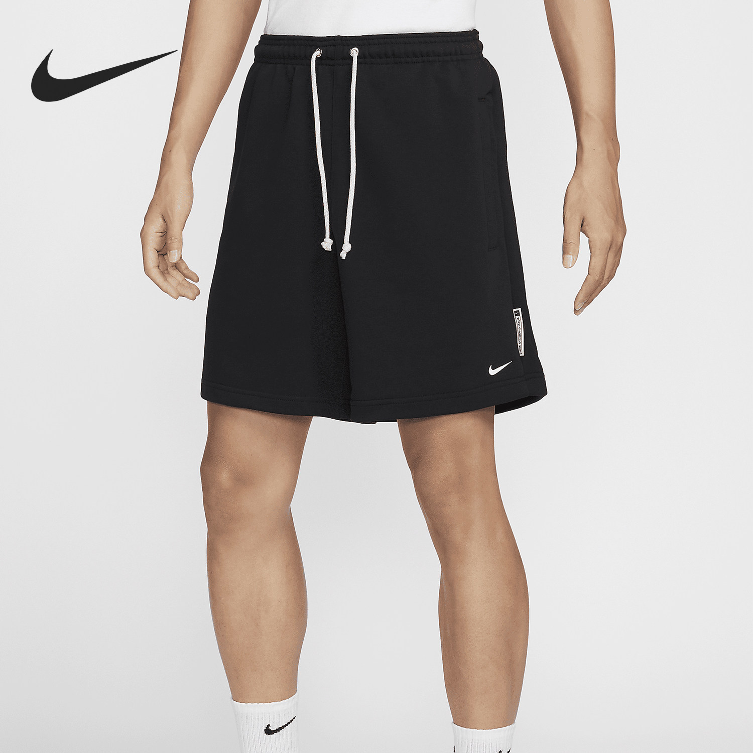 Nike/耐克官方正品Dri-FIT男士透气针织篮球运动短裤FZ0217-010 - 实物图