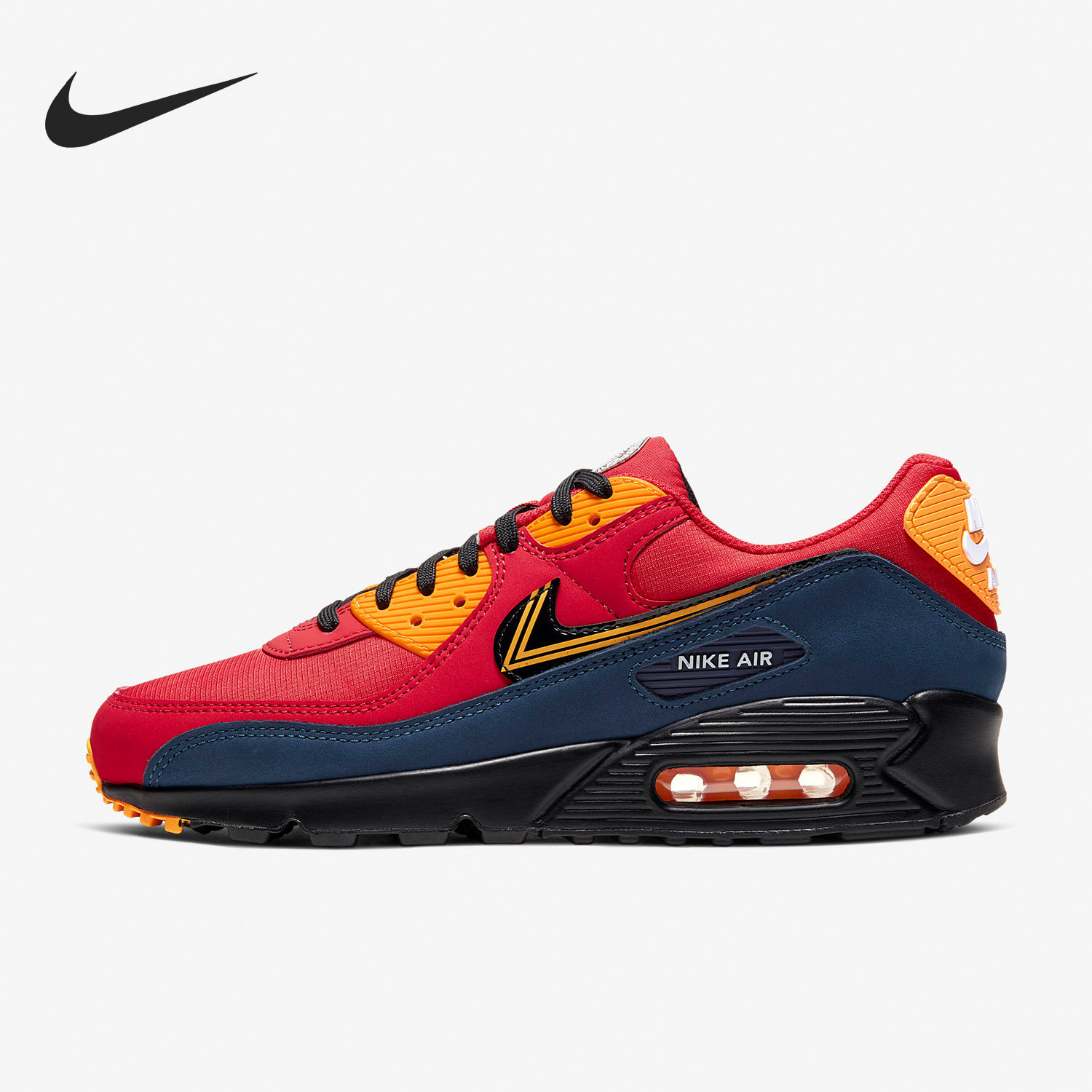Nike/耐克官方正品Air Max 90男女透气低帮气垫跑步鞋CJ1794-600