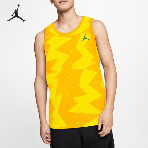 Nike/耐克官方正品JORDAN男士圆领无袖训练篮球背心T恤CJ6231-728