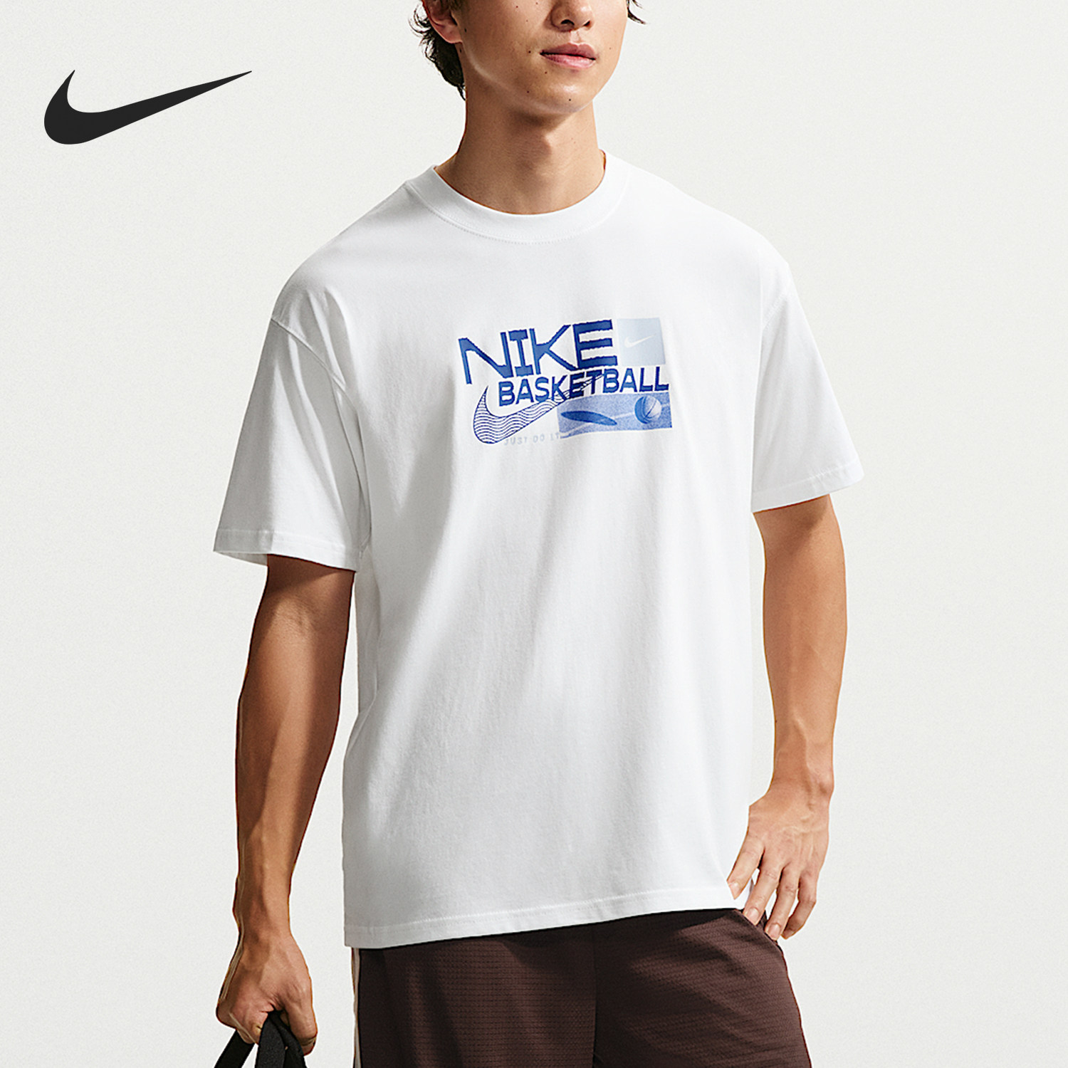 Nike/耐克官方正品夏季男士篮球经典简约运动短袖T恤II0663-100图片
