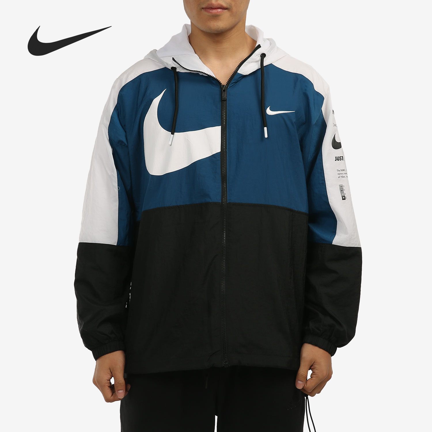 Nike/耐克官方正品男子宽松时尚风衣休闲运动夹克外套 DJ8038-401