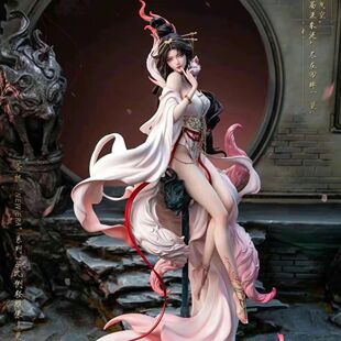 否极糖王周毅NW灵尾之契约小九美少女绝版国产手办女士肉手办盲盒