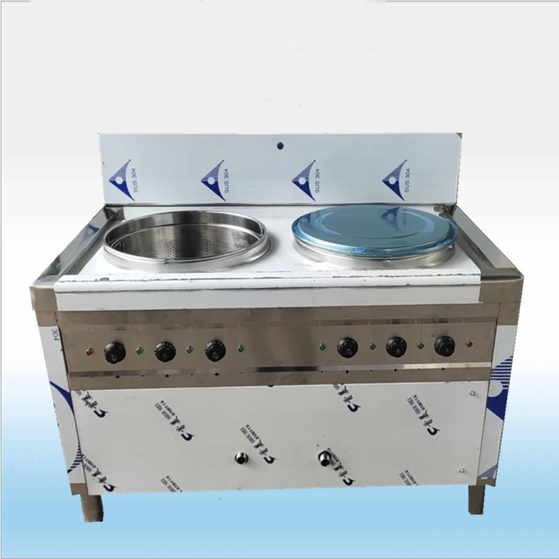 厂家直供商用电加热煮面炉多功能烫粉炉双桶蒸煮炉