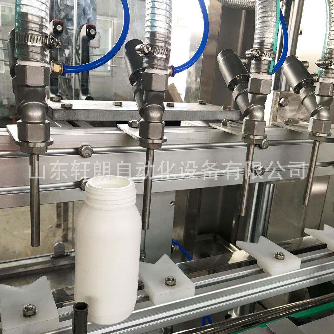 农灌装机厂家定制 化工酒精消毒水洗手液灌装机 洗衣液灌装机