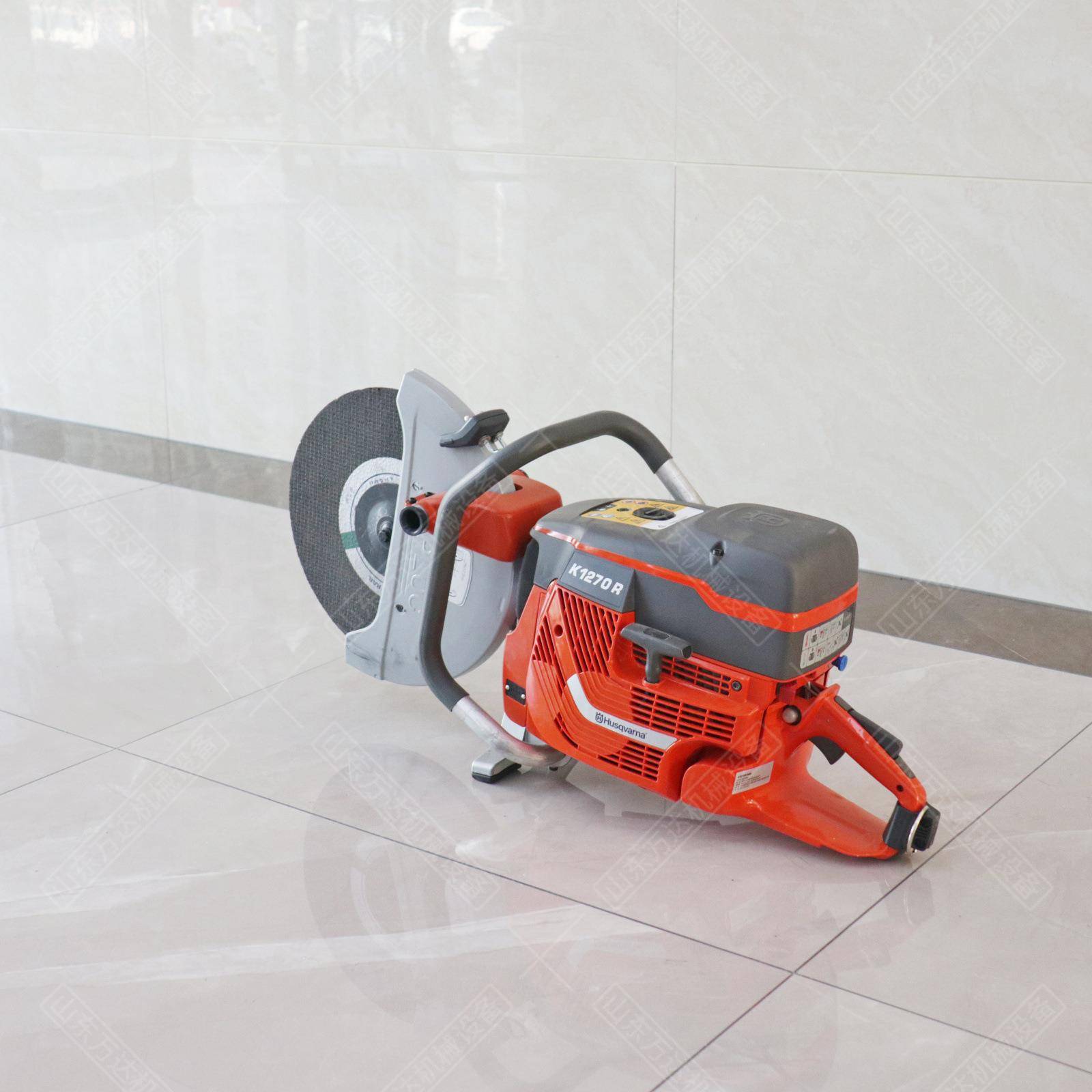 轨道内燃钢轨砂轮切割机轨钳夹紧式锯轨机K1270手提式内燃锯轨机