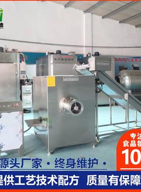 商用肉馅不锈钢绞肉机不锈钢冻肉肉制品绞肉设备100L250L绞肉机