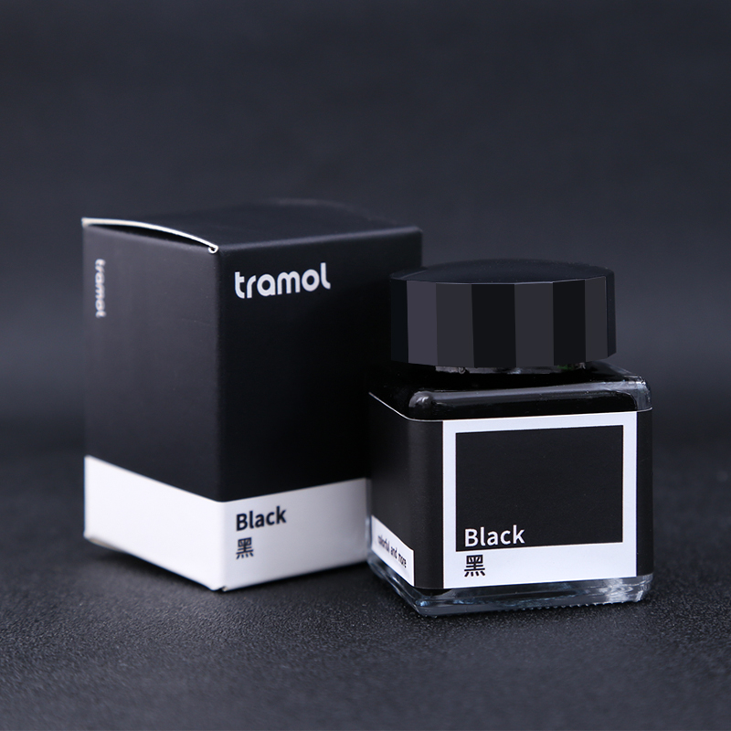 【tramol/采墨日常四色墨水】钢笔用非碳素墨水黑色蓝色蓝黑色红