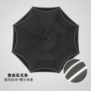 雨景创意自动反向伞层免持式雨伞长男女士汽车载反转伞