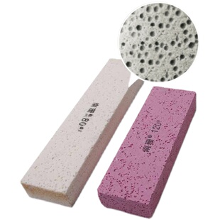 大块大气孔油石泡泡石汽车钣金磨石模具抛光珩磨粉色白色粗磨石条
