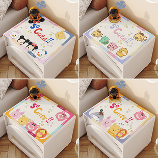 卡通床头柜垫子儿童爱皮革桌布防水防油免洗桌垫防尘盖布巾