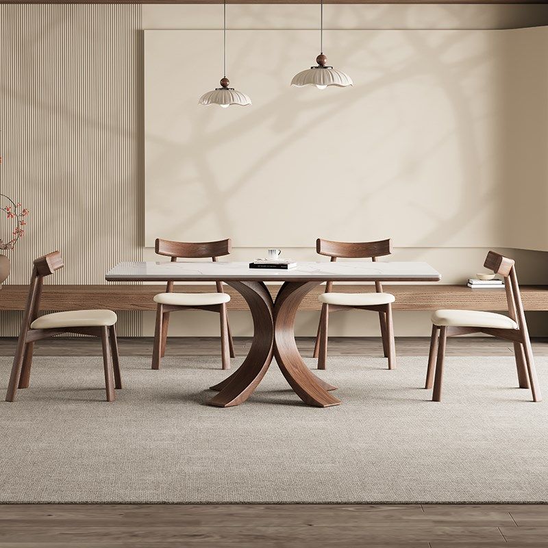 德利丰实木岩板餐桌桃色设计师款高端新全托茶桌吃饭桌子,住宅家具,岩板餐桌,淘宝优惠券,粉丝福利购,淘宝优惠卷