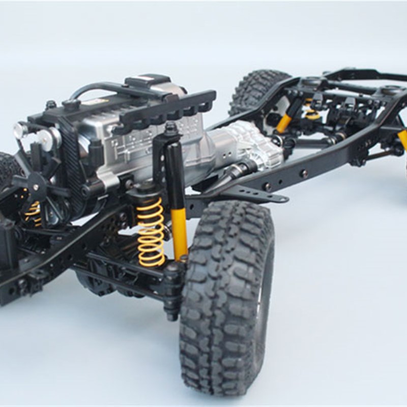 RCRUN RUN-陆巡LC 遥控攀爬车架越野1/1金属底盘大梁