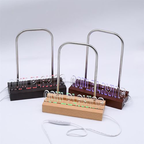 LED黑胶唱片发光灯光架子底座灯底座展示架陈列架支架发光灯架