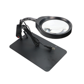 台式 放大镜带灯倍老工业检查阅读微雕刻放大镜