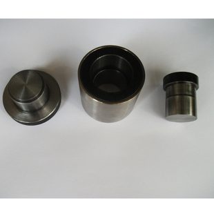 分子筛压样模具铬钢实验室溴化钾粉末压饼石墨粉末制样冷压