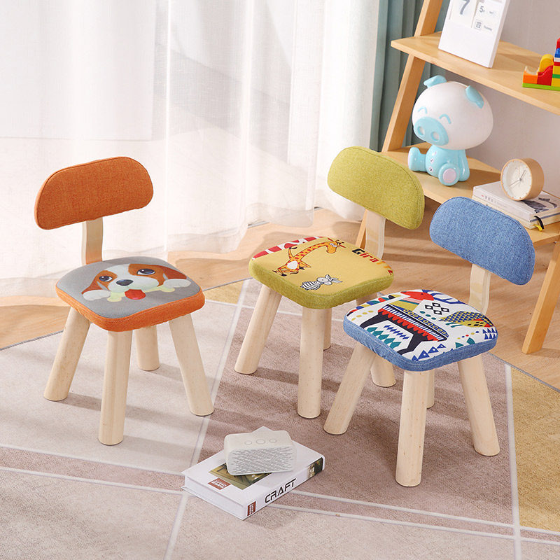 小靠背儿童凳现代椅子卧室客厅矮凳宝宝幼儿园爱小板凳,住宅家具,儿童凳,淘宝优惠券,粉丝福利购,淘宝优惠卷