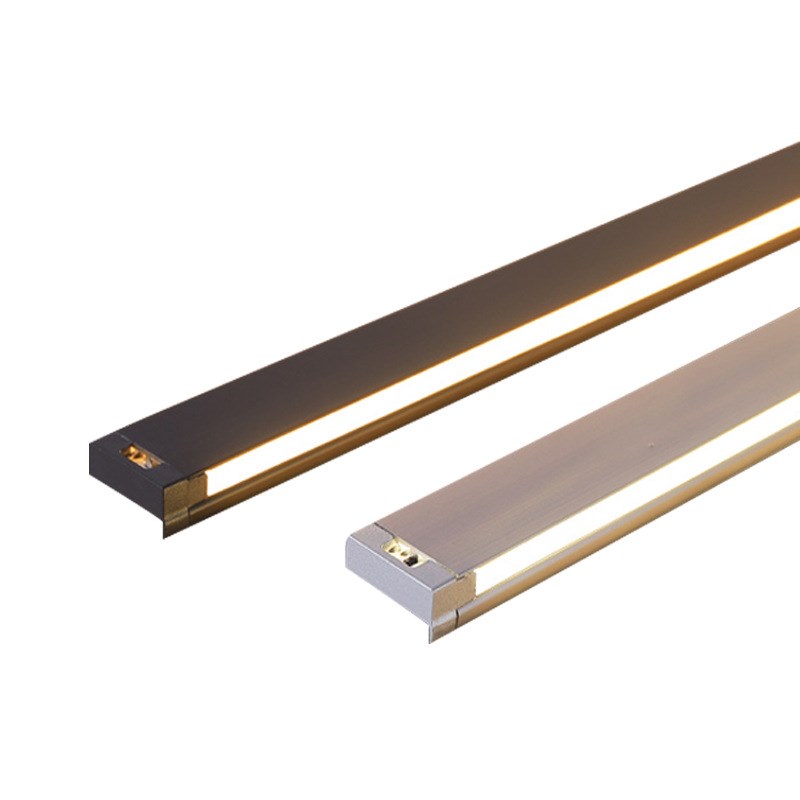 层板灯上下面发光隔板灯卡槽18mm酒柜书柜感应夹板橱柜灯带