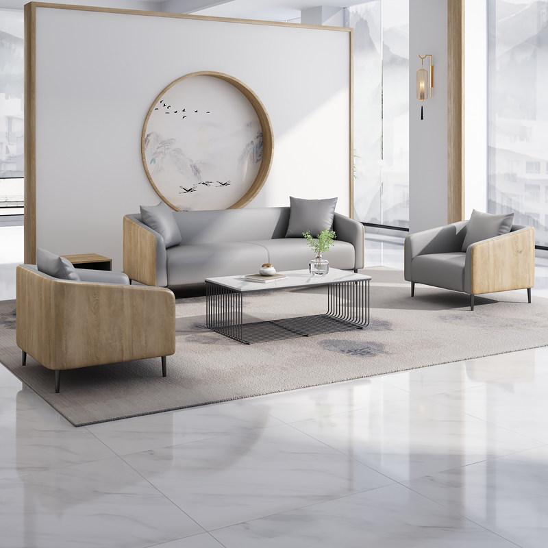 办公室沙发茶几现代极简商务会客接待室大厅洽谈沙发装,商业/办公家具,沙发,淘宝优惠券,粉丝福利购,淘宝优惠卷