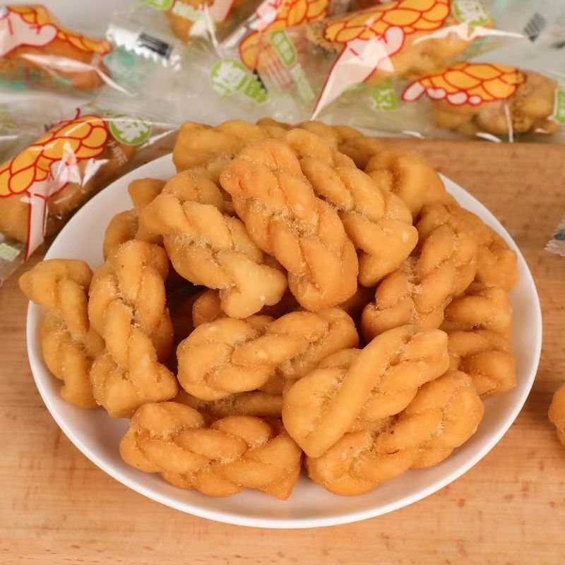 小麻花零食味黑糖味香酥脆小零食传统手工面食多整箱正品独立包装