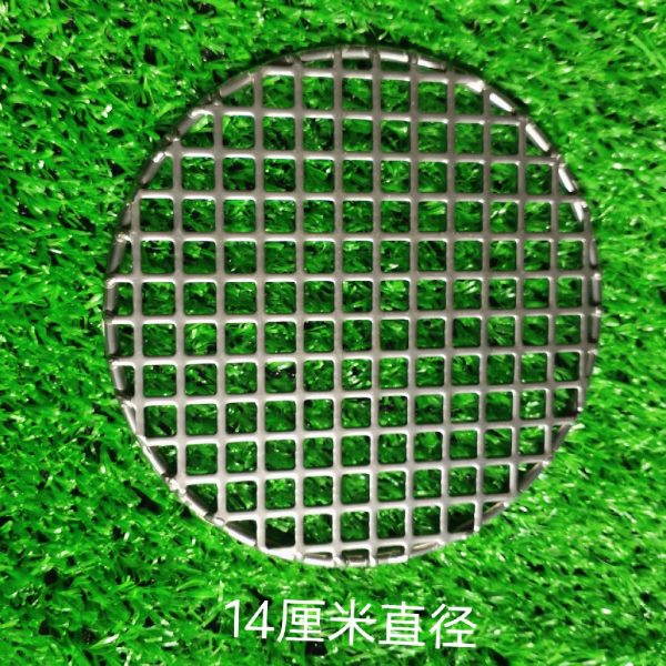 冲孔圆形商业焊接烧烤网304不锈钢易清洗结实垫片烧烤板厨房过滤
